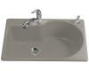 Kohler Entree K-5988-5-K4 Cashmere Self-Rimming Kitchen Sink with Five-Hole Faucet Drilling