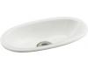 Kohler Iron/Tones K-6497-0 White 22" Trough Sink