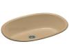 Kohler Iron/Tones K-6499-33 Mexican Sand Large Single Basin Kitchen Sink