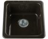 Kohler Iron/Tones K-6584-KA Black n Tan 17" x 18-3/4" Self-Rimming or 14" x 15-3/4" Undermount Kitchen Sink