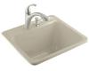 Kohler Glen Falls K-6663-1-G9 Sandbar Self-Rimming Utility Sink with One-Hole Faucet Drilling