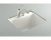 Kohler Glen Falls K-6663-1U-0 White Undercounter Utility Sink with One-Hole Faucet Drilling