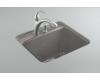 Kohler Glen Falls K-6663-1U-58 Thunder Grey Undercounter Utility Sink with One-Hole Faucet Drilling