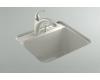 Kohler Glen Falls K-6663-1U-95 Ice Grey Undercounter Utility Sink with One-Hole Faucet Drilling