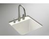 Kohler Park Falls K-6655-1U-FP Caviar Undercounter Sink with One-Hole Faucet Drilling