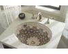Kohler Take Wing K-14218-T4 Sepia Design with Clear Glaze On Caxton Lavatory