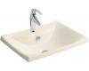 Kohler Escale K-19029-1-47 Almond Self-Rimming Lavatory with Single-Hole Faucet Drilling