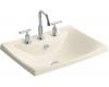 Kohler Escale K-19029-8-47 Almond Self-Rimming Lavatory with 8" Centers