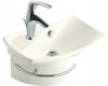 Kohler Escale K-19033-1-96 Biscuit Wall-Mount Lavatory with Single-Hole Faucet Drilling