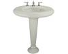 Kohler Revival K-2000-10-95 Ice Grey Pedestal Lavatory with Transitional Pedestal and 10" Centers