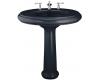 Kohler Revival K-2002-10-52 Navy Lavatory with Traditional Pedestal and 10" Centers