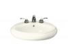 Kohler Revival K-2008-1-52 Navy Pedestal Lavatory Basin with Single-Hole Faucet Drilling