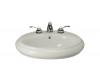 Kohler Revival K-2008-1-95 Ice Grey Pedestal Lavatory Basin with Single-Hole Faucet Drilling