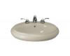 Kohler Revival K-2008-1-G9 Sandbar Pedestal Lavatory Basin with Single-Hole Faucet Drilling