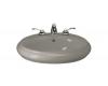 Kohler Revival K-2008-1-K4 Cashmere Pedestal Lavatory Basin with Single-Hole Faucet Drilling