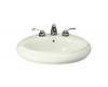 Kohler Revival K-2008-1-NG Tea Green Pedestal Lavatory Basin with Single-Hole Faucet Drilling