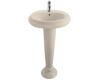 Kohler Revival K-2011-1-55 Innocent Blush Transitional Pedestal Lavatory with Single-Hole Faucet Drilling