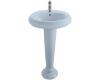 Kohler Revival K-2011-1-6 Skylight Transitional Pedestal Lavatory with Single-Hole Faucet Drilling