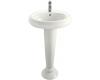 Kohler Revival K-2011-8-0 White Transitional Pedestal Lavatory with 8" Centers