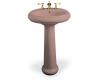 Kohler Revival K-2013-1-45 Wild Rose Traditional Pedestal Lavatory with Single-Hole Faucet Drilling