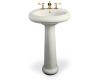 Kohler Revival K-2013-1-52 Navy Traditional Pedestal Lavatory with Single-Hole Faucet Drilling