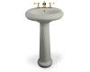 Kohler Revival K-2013-1-95 Ice Grey Traditional Pedestal Lavatory with Single-Hole Faucet Drilling
