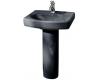 Kohler Pinoir K-2015-1-52 Navy Pedestal Lavatory with Single-Hole Faucet Drilling