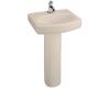 Kohler Pinoir K-2015-1-55 Innocent Blush Pedestal Lavatory with Single-Hole Faucet Drilling