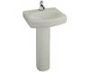 Kohler Pinoir K-2015-1-95 Ice Grey Pedestal Lavatory with Single-Hole Faucet Drilling