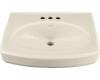 Kohler Pinoir K-2028-1-47 Almond Lavatory Basin with Single-Hole Faucet Drilling