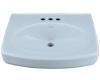 Kohler Pinoir K-2028-1L-6 Skylight Lavatory Basin with Single-Hole Faucet Drilling and Left-Hand Soap/Lotion Dispenser