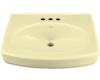 Kohler Pinoir K-2028-1R-Y2 Sunlight Lavatory Basin with Single-Hole Faucet Drilling and Right-Hand Soap/Lotion Dispenser