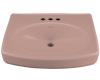 Kohler Pinoir K-2028-4-45 Wild Rose Lavatory Basin with 4" Centers