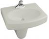 Kohler Pinoir K-2035-1-95 Ice Grey Wall-Mount Lavatory with Single-Hole Faucet Drilling