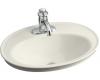 Kohler Serif K-2075-1-58 Thunder Grey Self-Rimming Lavatory with Single-Hole Faucet Drilling