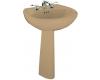 Kohler Chablis K-2081-1-33 Mexican Sand Pedestal Lavatory with Single-Hole Faucet Drilling