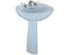 Kohler Chablis K-2081-1-6 Skylight Pedestal Lavatory with Single-Hole Faucet Drilling