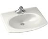 Kohler Pinoir K-2085-1-0 White Self-Rimming Lavatory with Single-Hole Faucet Drilling