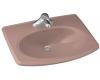 Kohler Pinoir K-2085-1-45 Wild Rose Self-Rimming Lavatory with Single-Hole Faucet Drilling