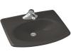 Kohler Pinoir K-2085-1-58 Thunder Grey Self-Rimming Lavatory with Single-Hole Faucet Drilling