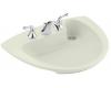 Kohler Invitation K-2098-1-NG Tea Green Self-Rimming Lavatory with Single-Hole Faucet Drilling