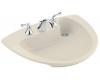 Kohler Invitation K-2098-4-47 Almond Self-Rimming Lavatory with 4" Centers