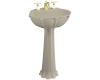 Kohler Anatole K-2099-1-G9 Sandbar Pedestal Lavatory with Single-Hole Faucet Drilling