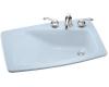 Kohler Lady Vanity K-2170-1-6 Skylight Self-Rimming Lavatory with Single-Hole Faucet Drilling