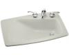 Kohler Lady Vanity K-2170-1-95 Ice Grey Self-Rimming Lavatory with Single-Hole Faucet Drilling