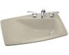 Kohler Lady Vanity K-2170-1-G9 Sandbar Self-Rimming Lavatory with Single-Hole Faucet Drilling