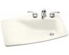 Kohler Lady Vanity K-2170-4-96 Biscuit Self-Rimming Lavatory with 4" Centers