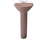Kohler Parigi K-2175-1-45 Wild Rose Pedestal Lavatory with Single-Hole Faucet Drilling