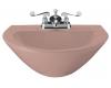 Kohler Parigi K-2176-1-45 Wild Rose Pedestal Lavatory Basin with Single-Hole Faucet Drilling