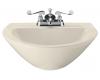 Kohler Parigi K-2176-1-47 Almond Pedestal Lavatory Basin with Single-Hole Faucet Drilling